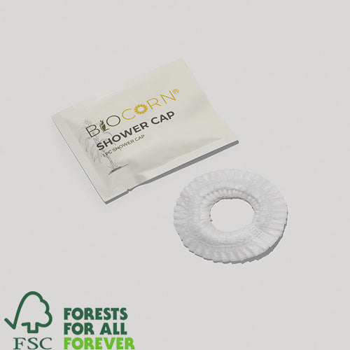paper eco friendly plastic free-shower cap
