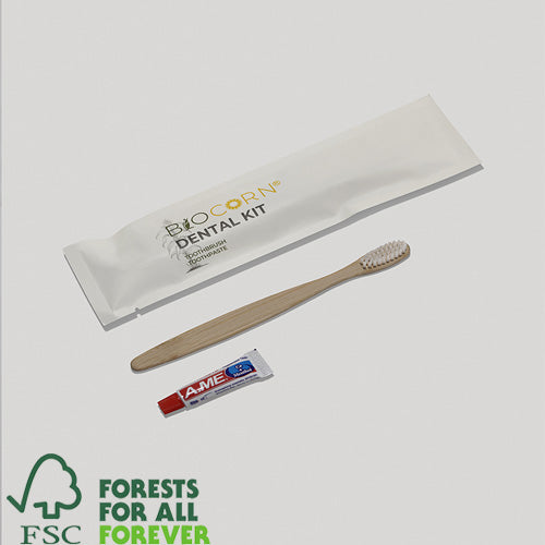 paper eco friendly plastic free-dental kit