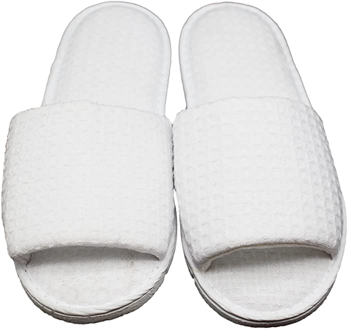 Open toe hot sale spa slippers