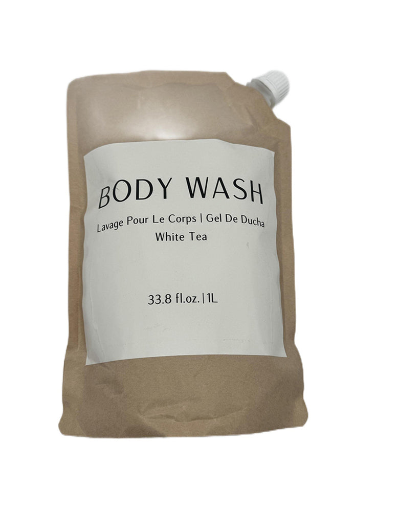 BIOCORN Body Wash Refills Recyclable Paper Bag (33.8oz/1000ml, 4 or 8 Pack)