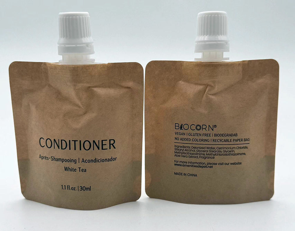 Conditioner Recyclable Kraft Paper Pouch Bag