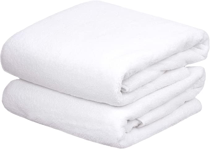 100% Cotton Luxury Extra Large Bath Towels 27.5"X55" (Pack of 4)