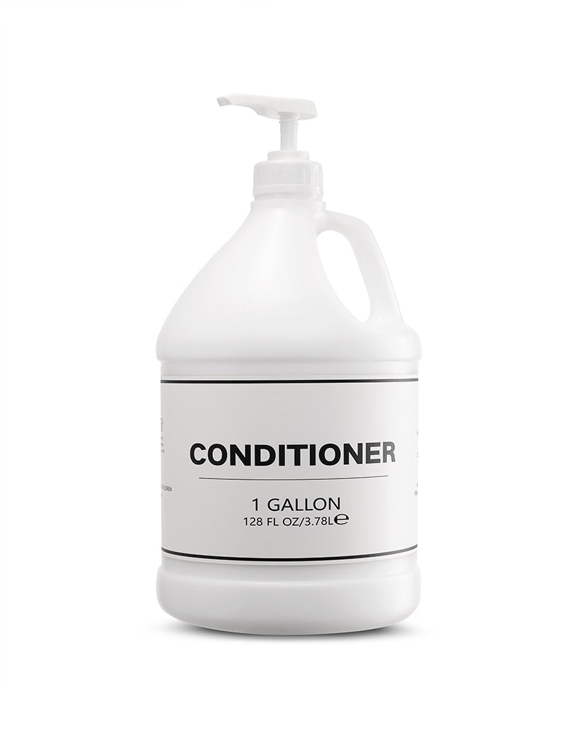 Conditioner Refill Gallon Set with Extra Gallon Pump Dispensers; Hotel Toiletries 4 Pack Per Package