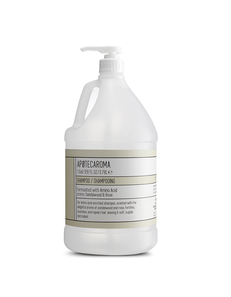APOTECAROMA Shampoo Refill - 4 Pack of 1 Gallon Pump Dispensers