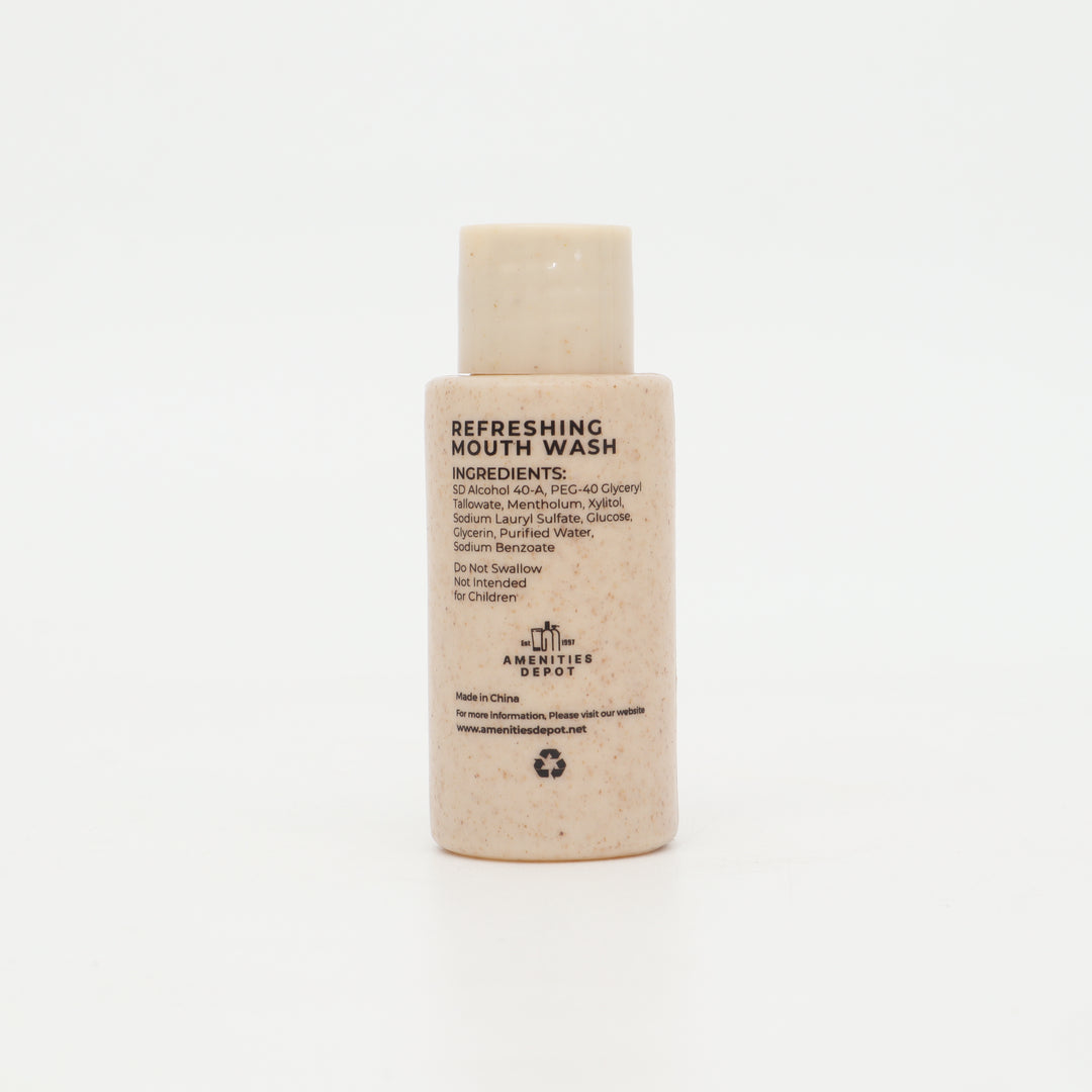 A single bottle Mouth Wash, shown from the back against a clean white background.