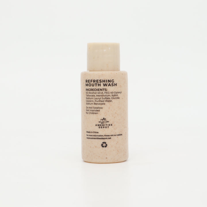 A single bottle Mouth Wash, shown from the back against a clean white background.