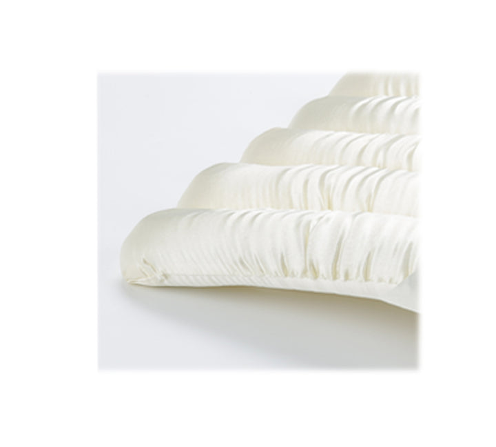 Satin Padded Silk Hangers - Ivory White - 25 Pack