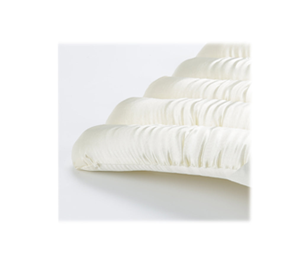 Satin Padded Silk Hangers - Ivory White - 25 Pack - Amenities Depot