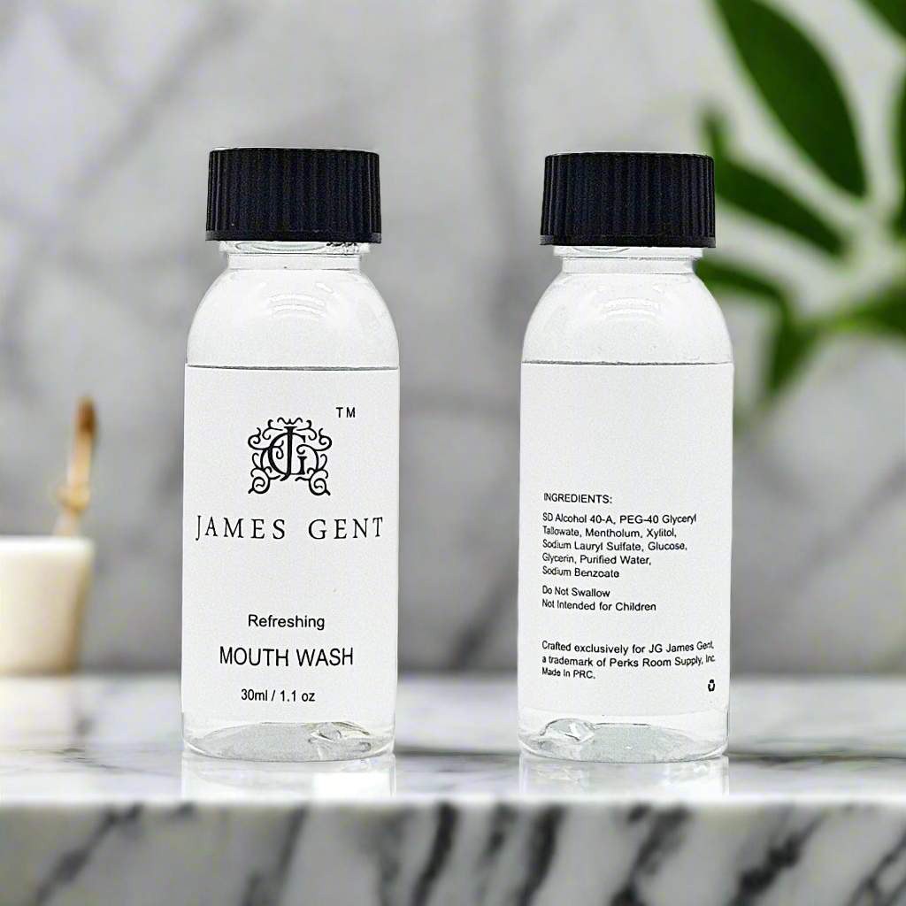 144 / 288 Pack James Gent Mouthwash Travel Size Bottle - Bulk Individually Wrapped Fresh Scent