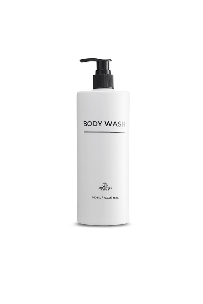 White Label Body Wash, Drill-Free Wall Mount Shower Dispenser (12 Pack, 16.2oz/480ml)
