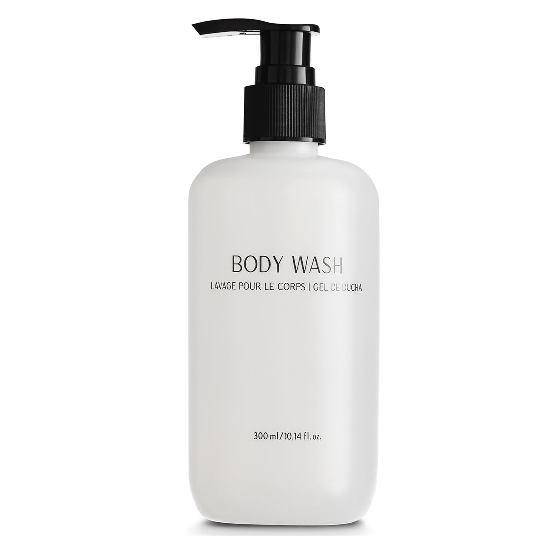 Pack of 12 Nisgur Body Wash Pump Bottle 10.14Fl oz/300 ML Each Refillable Body Wash Aloe vera, and Green Tea Extract Infused Hotel Toiletries