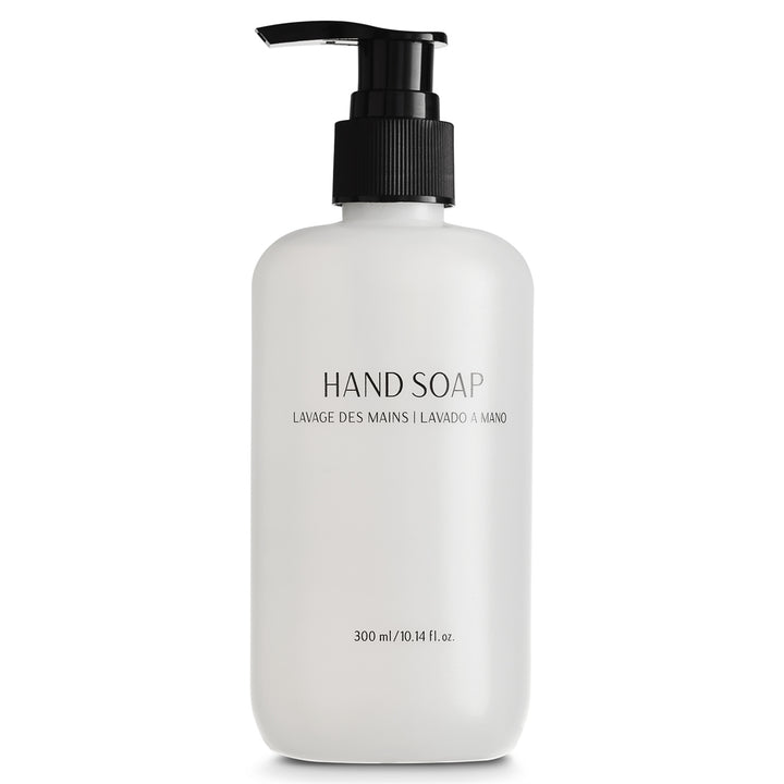 Pack of 12 Nisgur Hand Soap Pump Bottle 10.14 Fl oz/300 ML Each Refillable Hand Soap Aloe vera, and Green Tea Extract Infused Hotel Toiletries