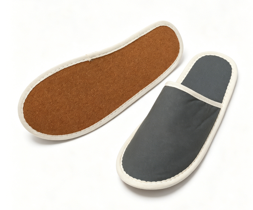eco-friendly Cork Sole Slippers