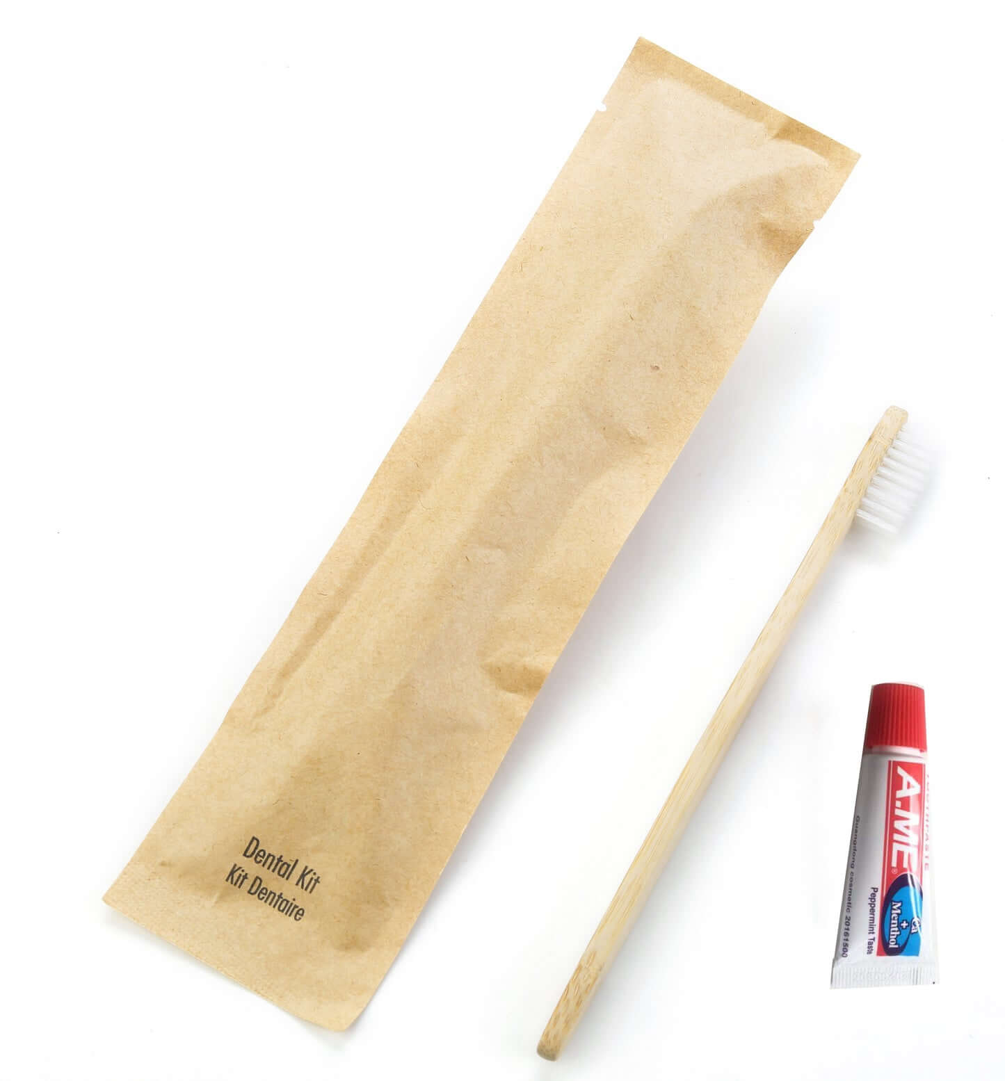 dental kits bamboo toothbrush toothpaste for vacation homes and hotels