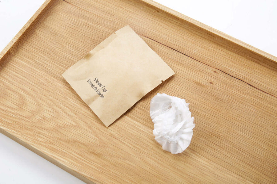 shower cap for vacation homes and hotels